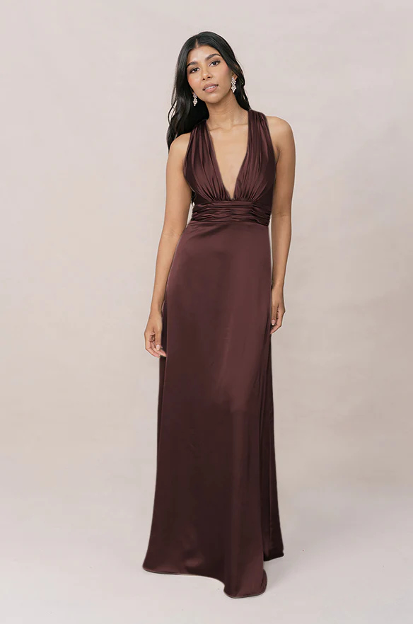 Dylan Satin Dress | Made To Order - Image 62
