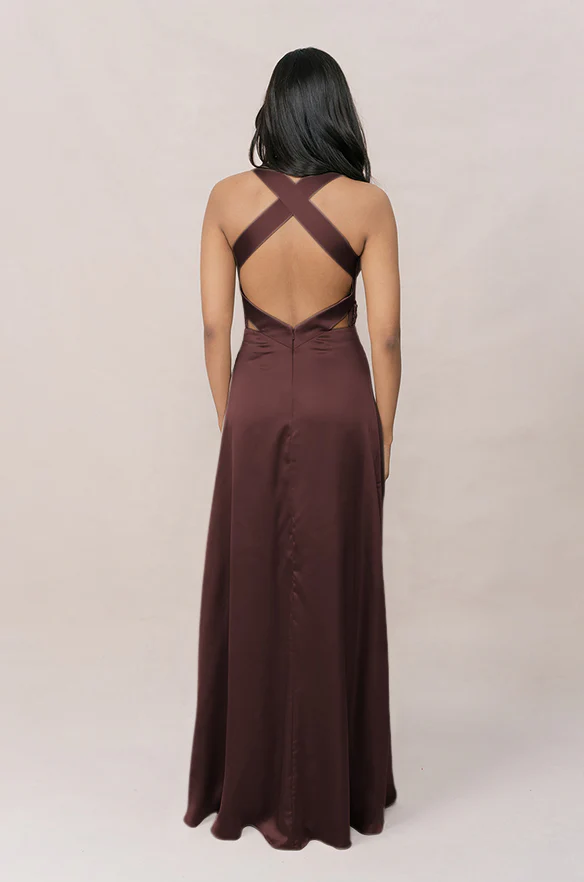 Dylan Satin Dress | Made To Order - Image 63