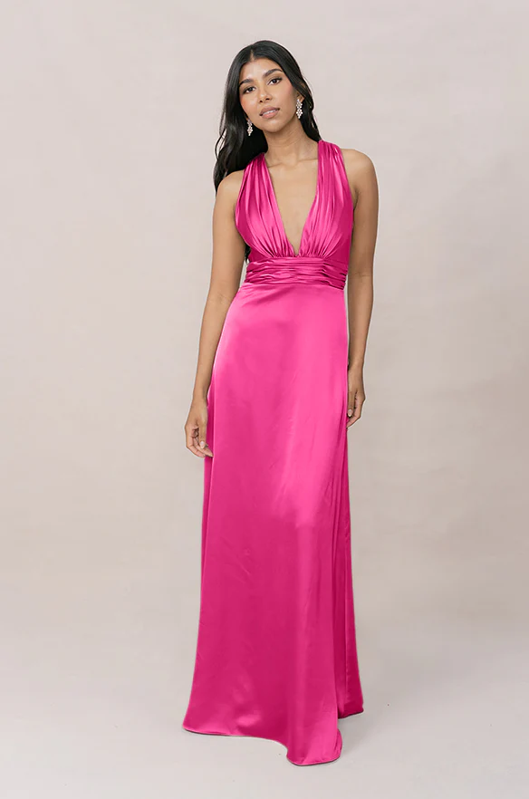 Dylan Satin Dress | Made To Order - Image 64