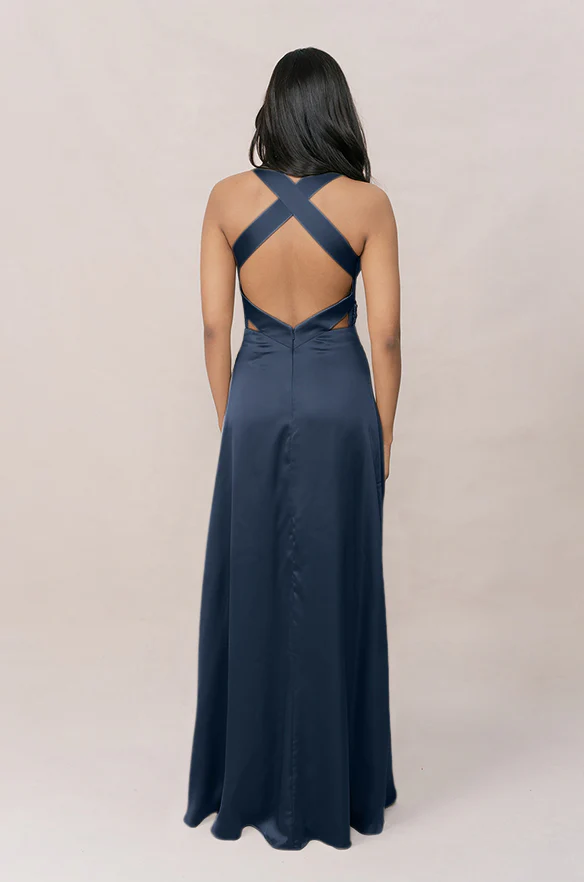 Dylan Satin Dress | Made To Order - Image 81