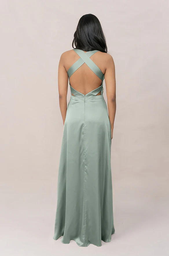 Dylan Satin Dress | Made To Order - Image 91