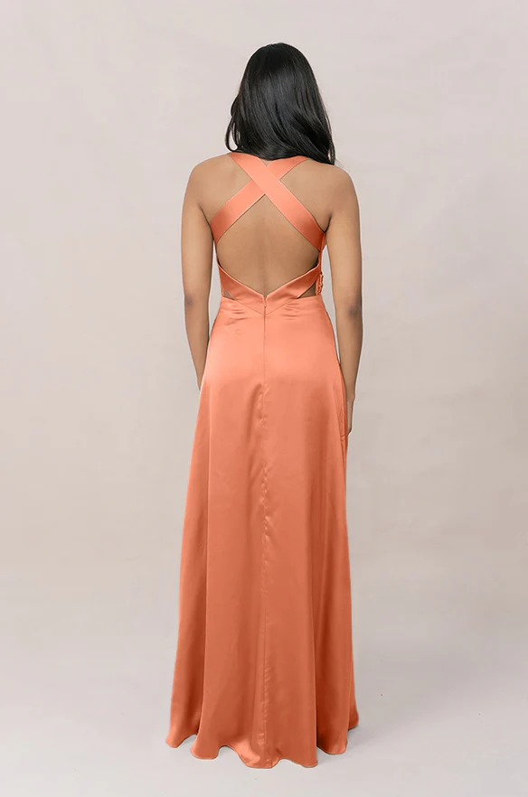 Dylan Satin Dress | Made To Order - Image 97
