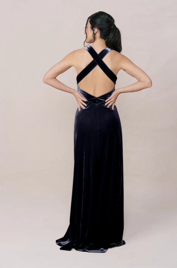 Dylan Velvet Dress | Made To Order - Image 57