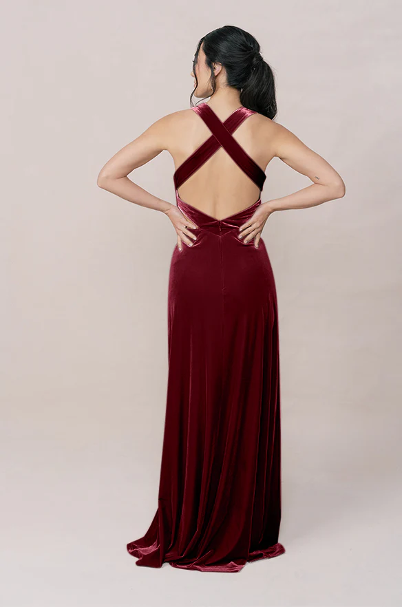 Dylan Velvet Dress | Made To Order - Image 63