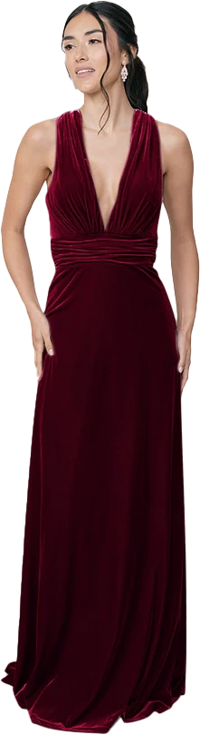 Dylan Velvet Dress | Made To Order - Image 9