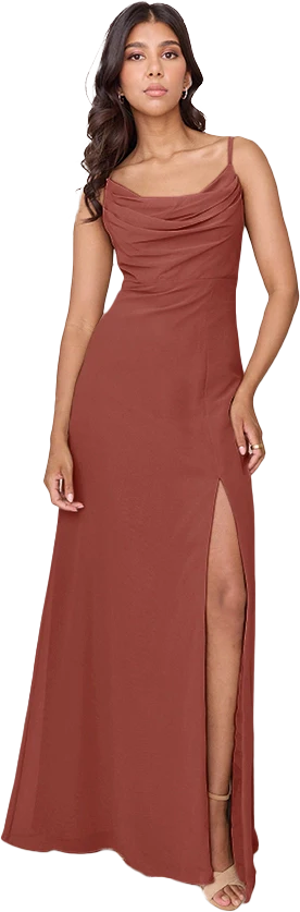Ember Chiffon Dress | Made To Order - Image 13