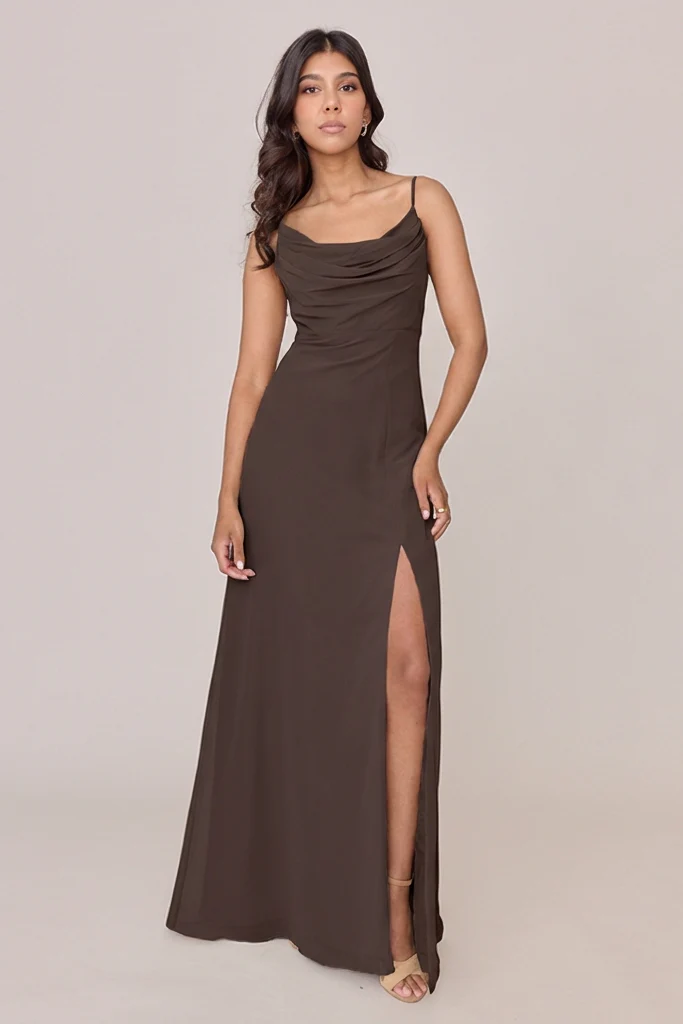 Ember Chiffon Dress | Made To Order - Image 139