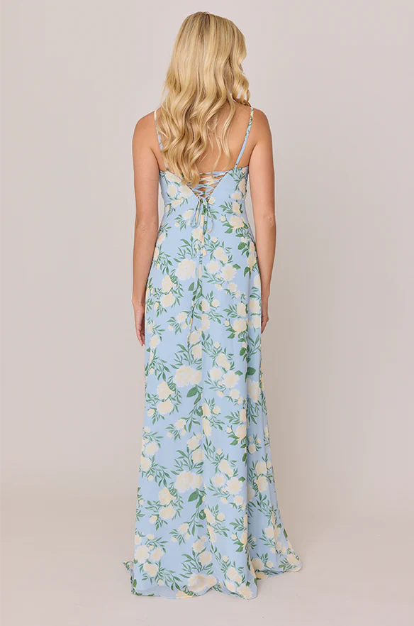 Ember Chiffon Floral Print Dress | Made To Order - Image 13
