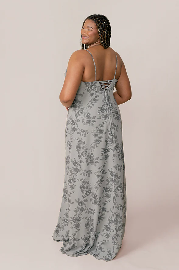 Ember Chiffon Floral Print Dress | Made To Order - Image 17
