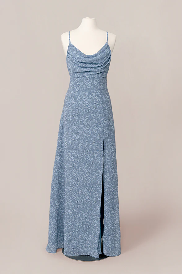 Ember Chiffon Floral Print Dress | Made To Order - Image 26