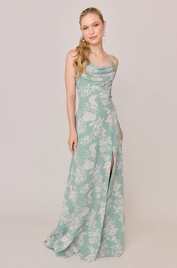 Ember Chiffon Floral Print Dress | Made To Order - Image 7