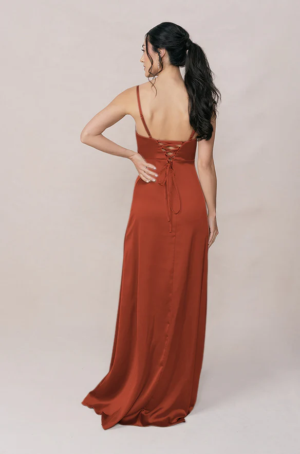 Ember Satin Dress | Made To Order - Image 136