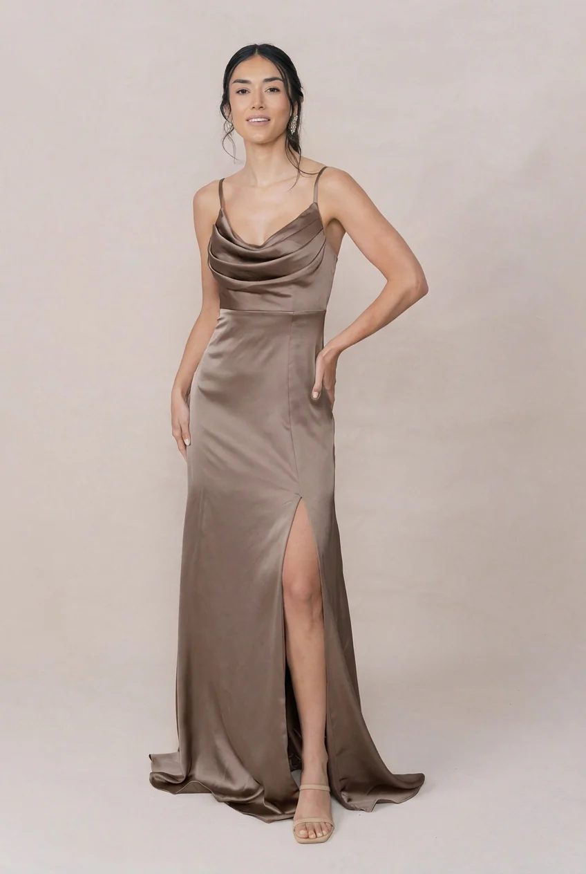 Ember Satin Dress | Made To Order - Image 162