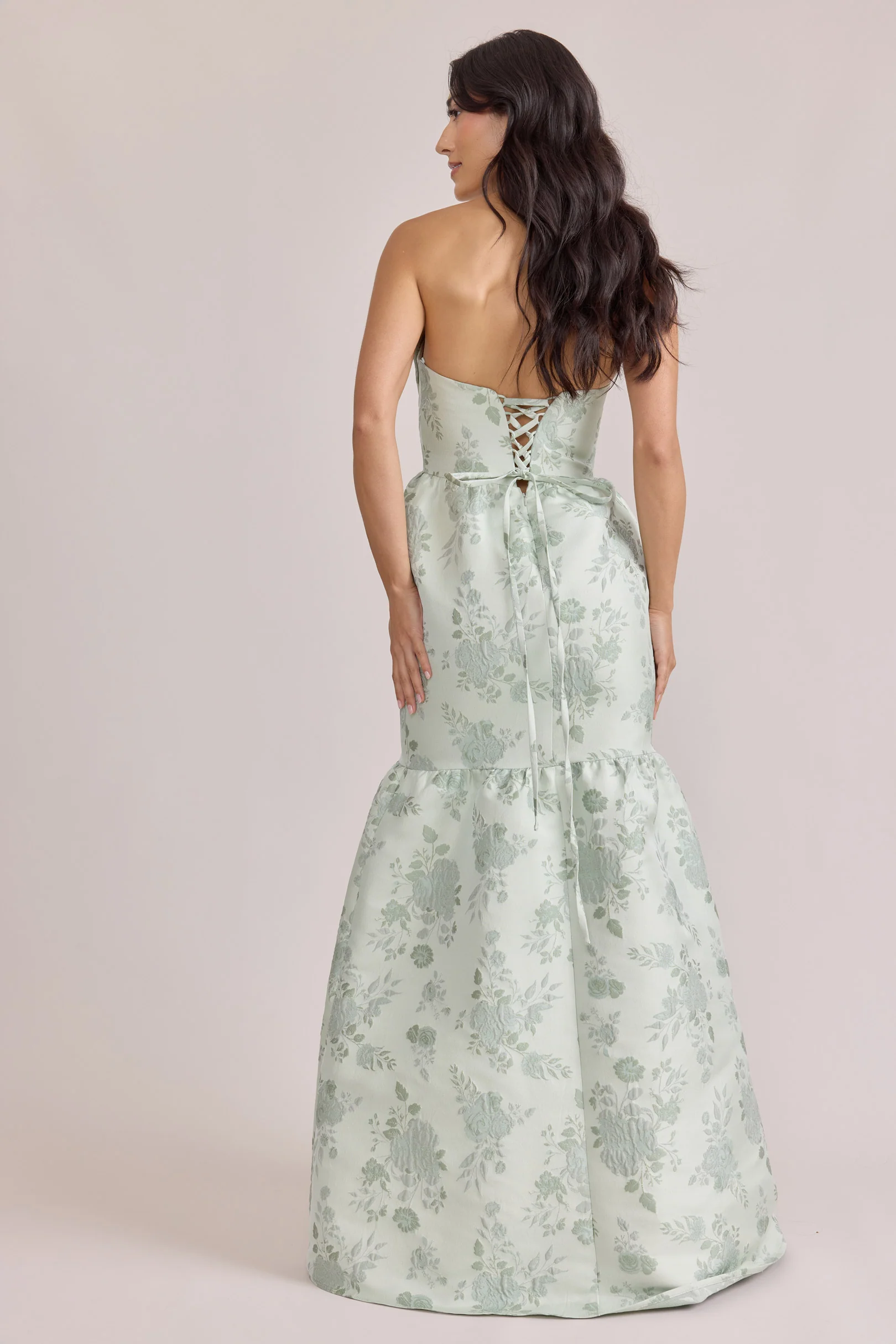 Esme Jacquard Dress | Made To Order - Image 30