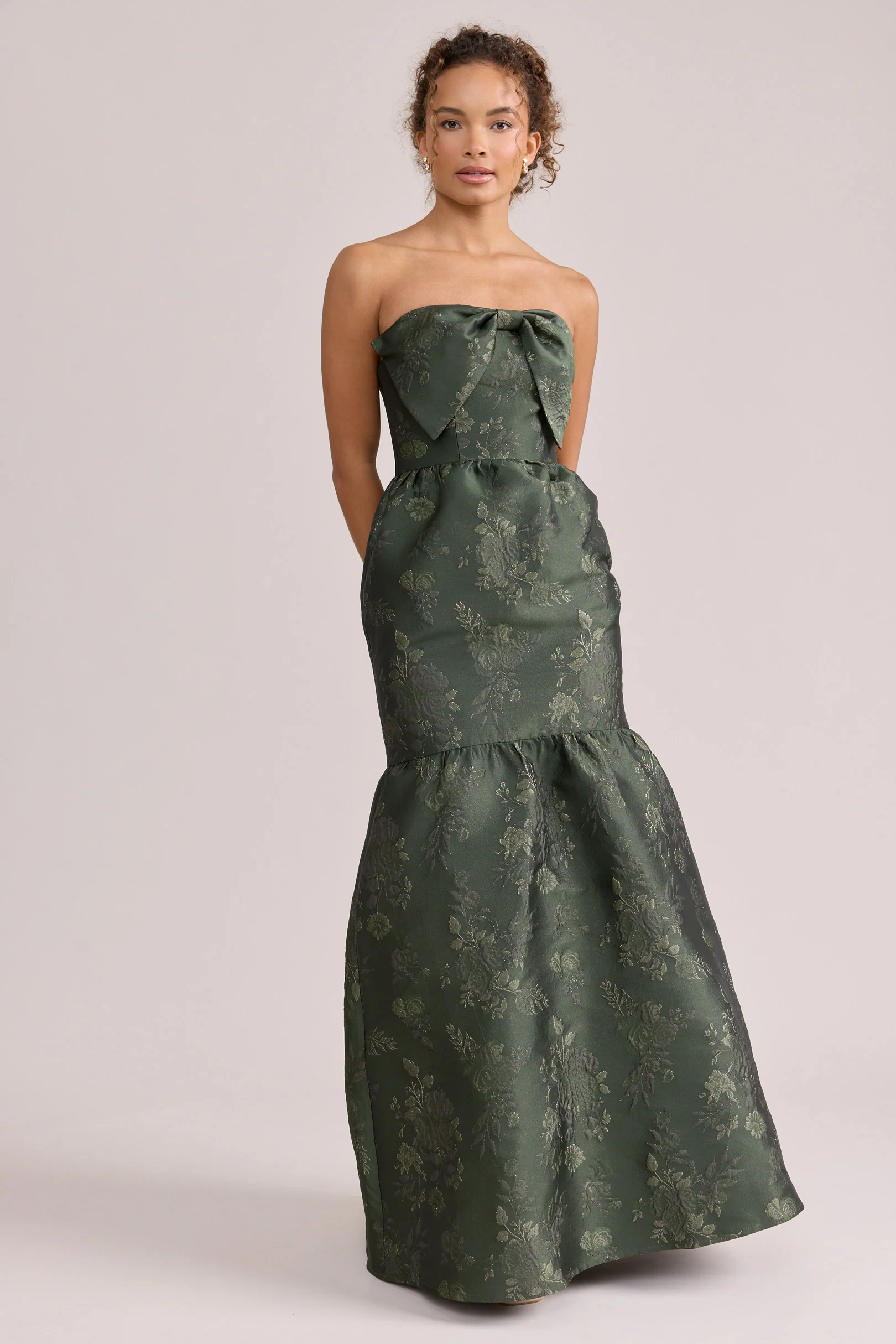 Esme Jacquard Dress | Made To Order - Image 39
