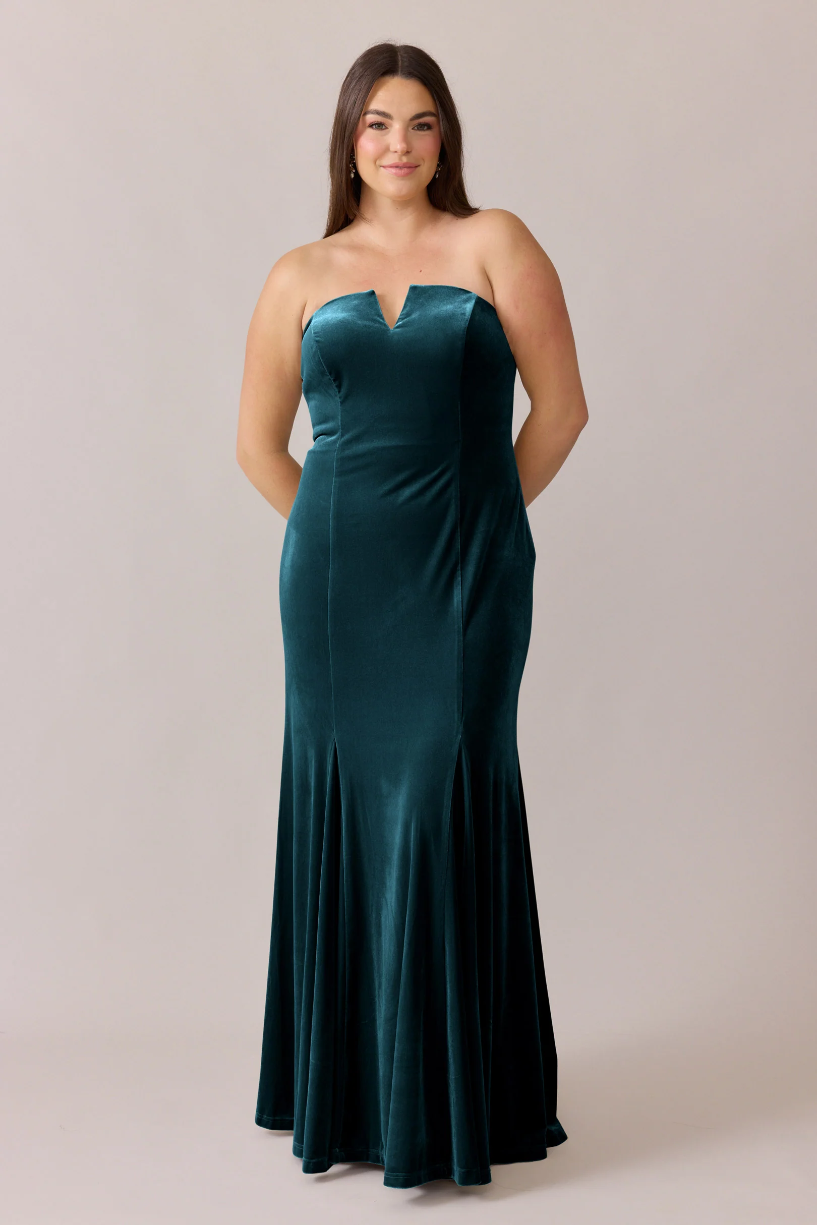 Estelle Velvet Dress | Made To Order - Image 37