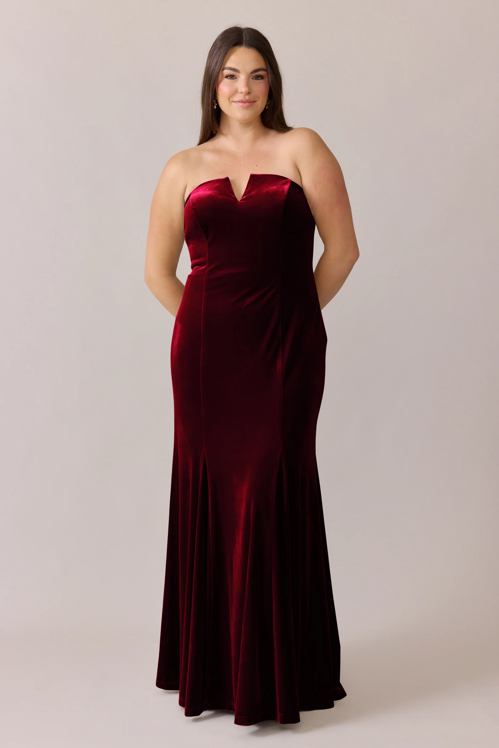 Estelle Velvet Dress | Made To Order - Image 43