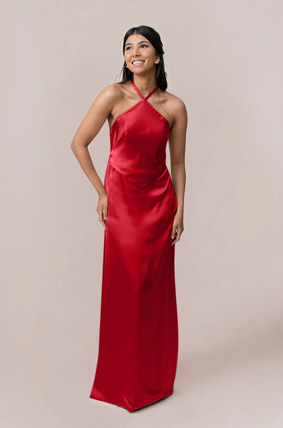 Everly Satin Dress | Made To Order - Image 26