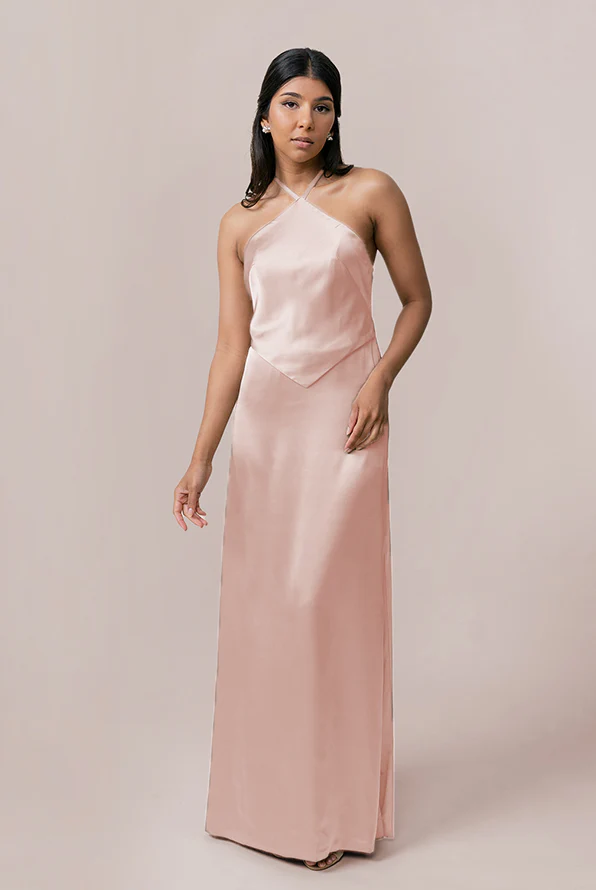 Everly Satin Dress | Made To Order - Image 36