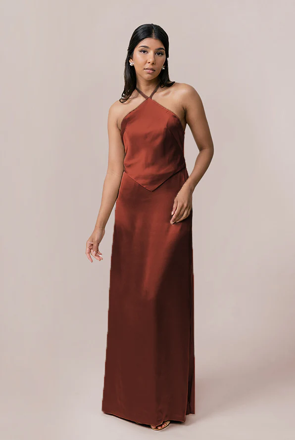 Everly Satin Dress | Made To Order - Image 40