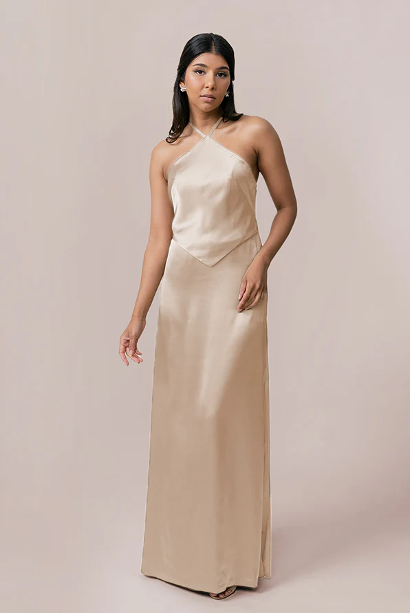 Everly Satin Dress | Made To Order - Image 42