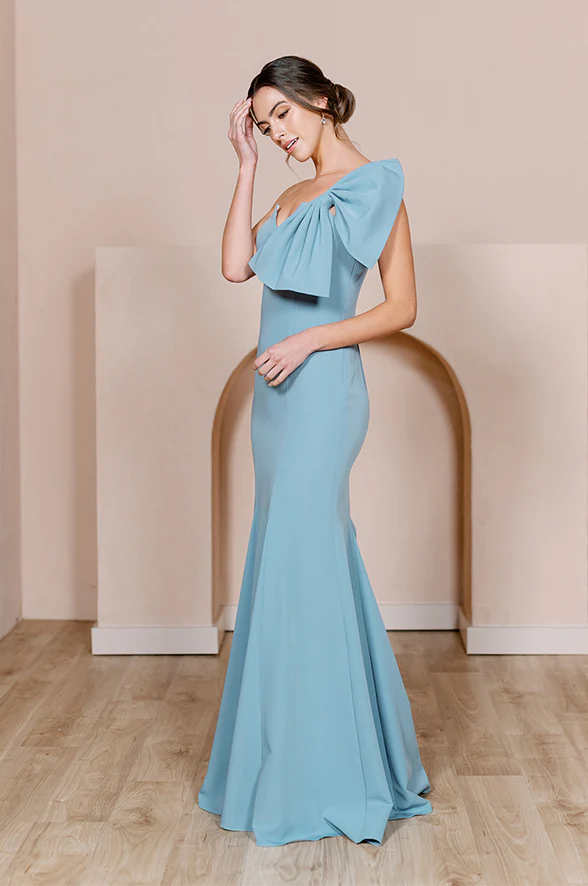 Faye Crepe Dress | Made To Order - Image 9