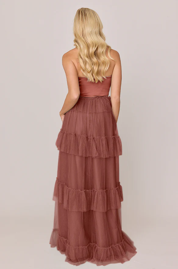 Frankie Convertible Satin + Tulle Dress | Made To Order - Image 15