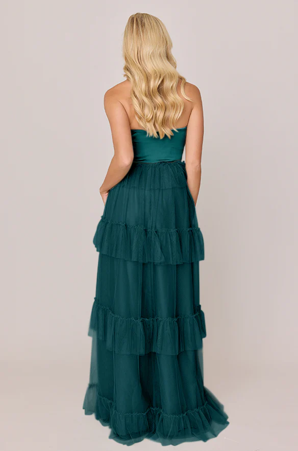 Frankie Convertible Satin + Tulle Dress | Made To Order - Image 17