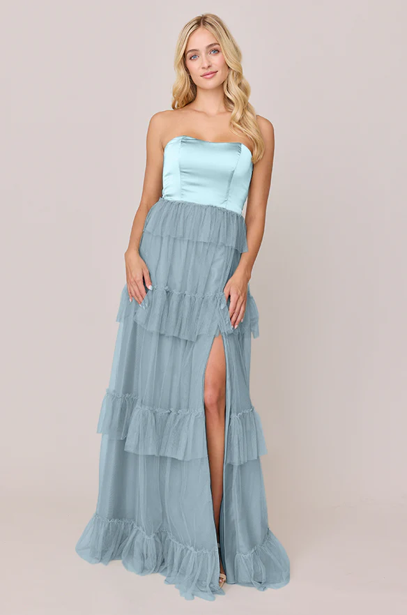 Frankie Convertible Satin + Tulle Dress | Made To Order - Image 28