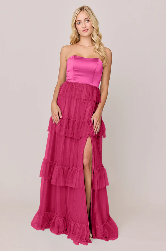 Frankie Convertible Satin + Tulle Dress | Made To Order - Image 34