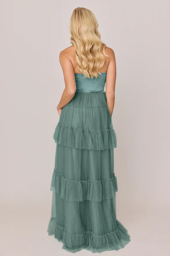 Frankie Convertible Satin + Tulle Dress | Made To Order - Image 45