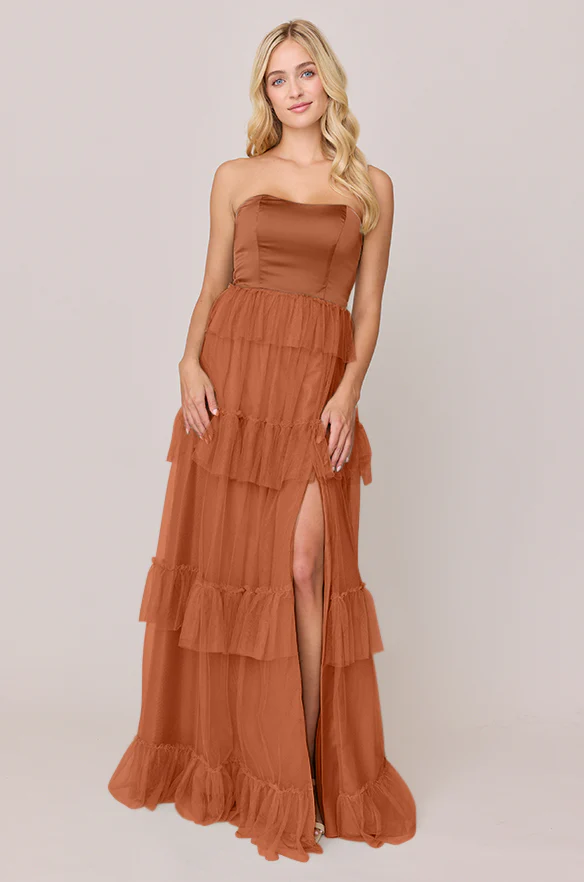 Frankie Convertible Satin + Tulle Dress | Made To Order - Image 48