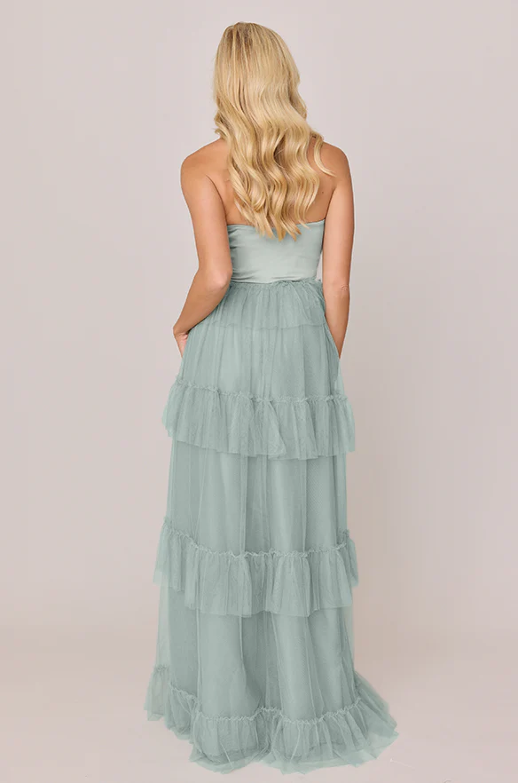 Frankie Convertible Satin + Tulle Dress | Made To Order - Image 51