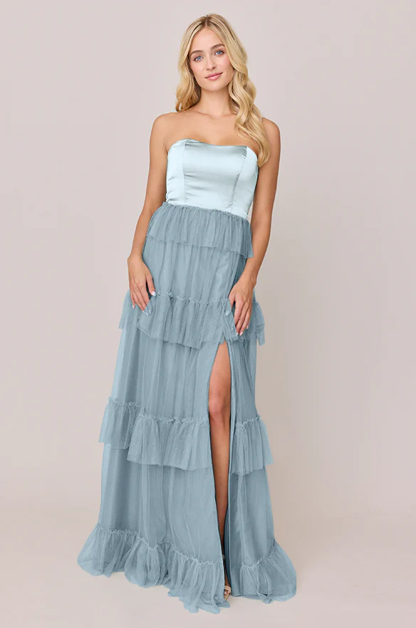 Frankie Convertible Satin + Tulle Dress | Made To Order - Image 52