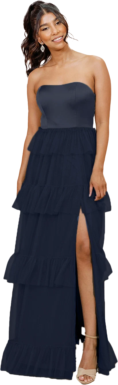 Frankie Convertible Satin + Tulle Dress | Made To Order - Image 74