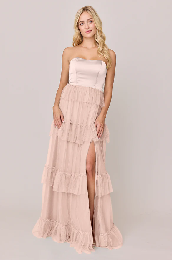 Frankie Convertible Satin + Tulle Dress | Made To Order - Image 8