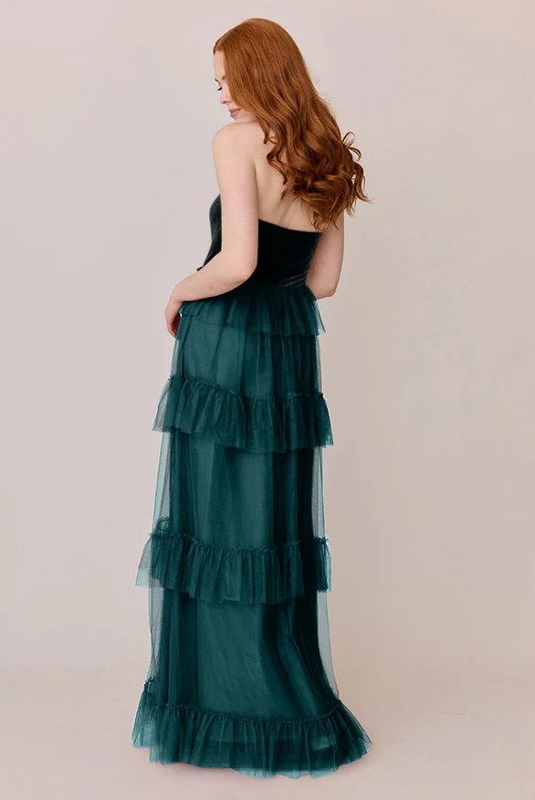 Frankie Convertible Velvet + Tulle Dress | Made To Order - Image 18