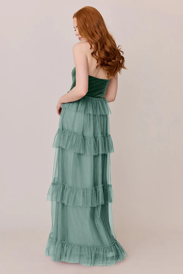 Frankie Convertible Velvet + Tulle Dress | Made To Order - Image 24