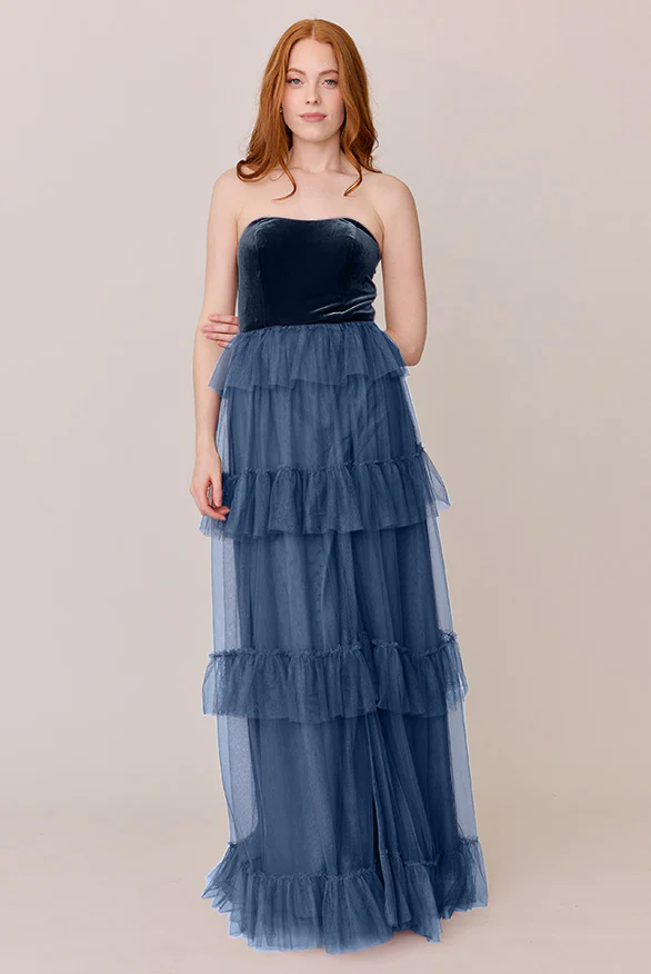 Frankie Convertible Velvet + Tulle Dress | Made To Order - Image 27