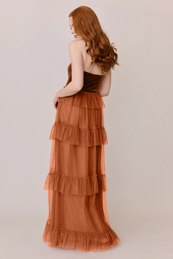 Frankie Convertible Velvet + Tulle Dress | Made To Order - Image 30