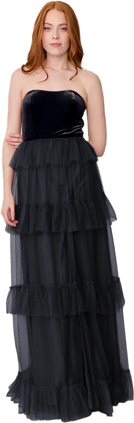 Frankie Convertible Velvet + Tulle Dress | Made To Order - Image 35