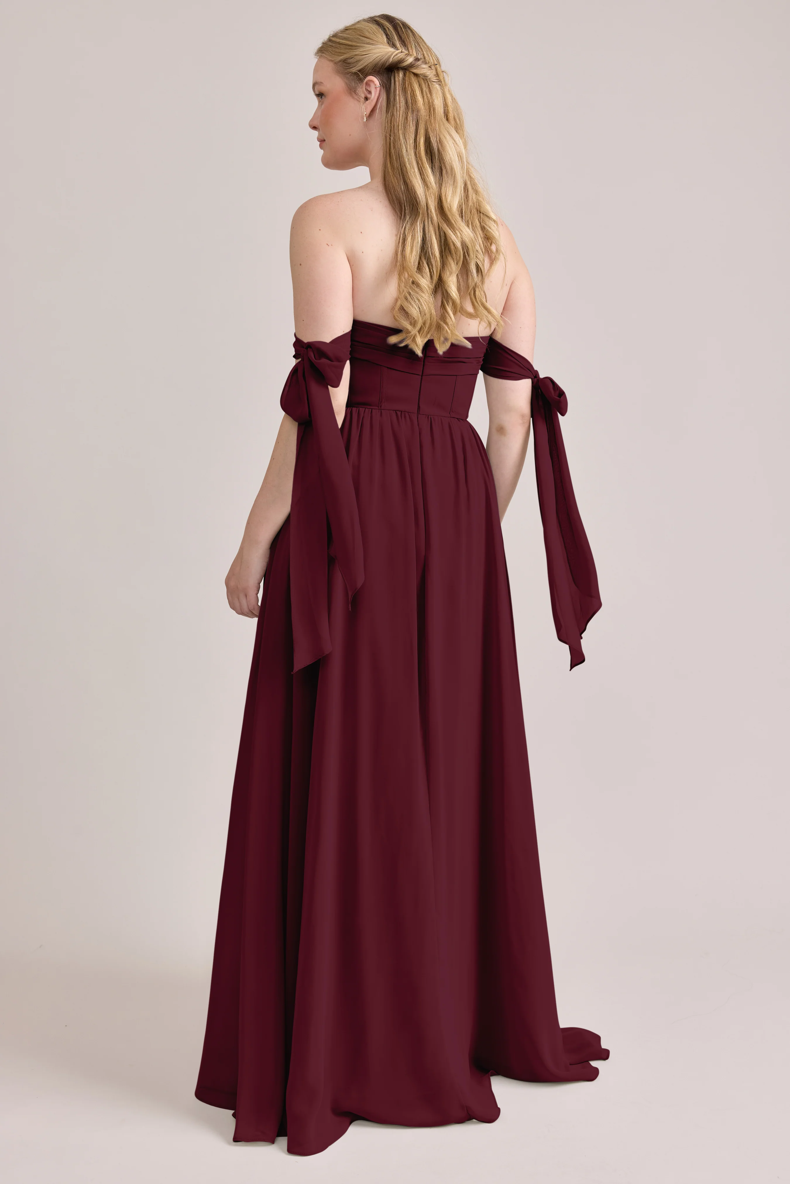 Genevieve Convertible Chiffon Dress | Made To Order - Image 18