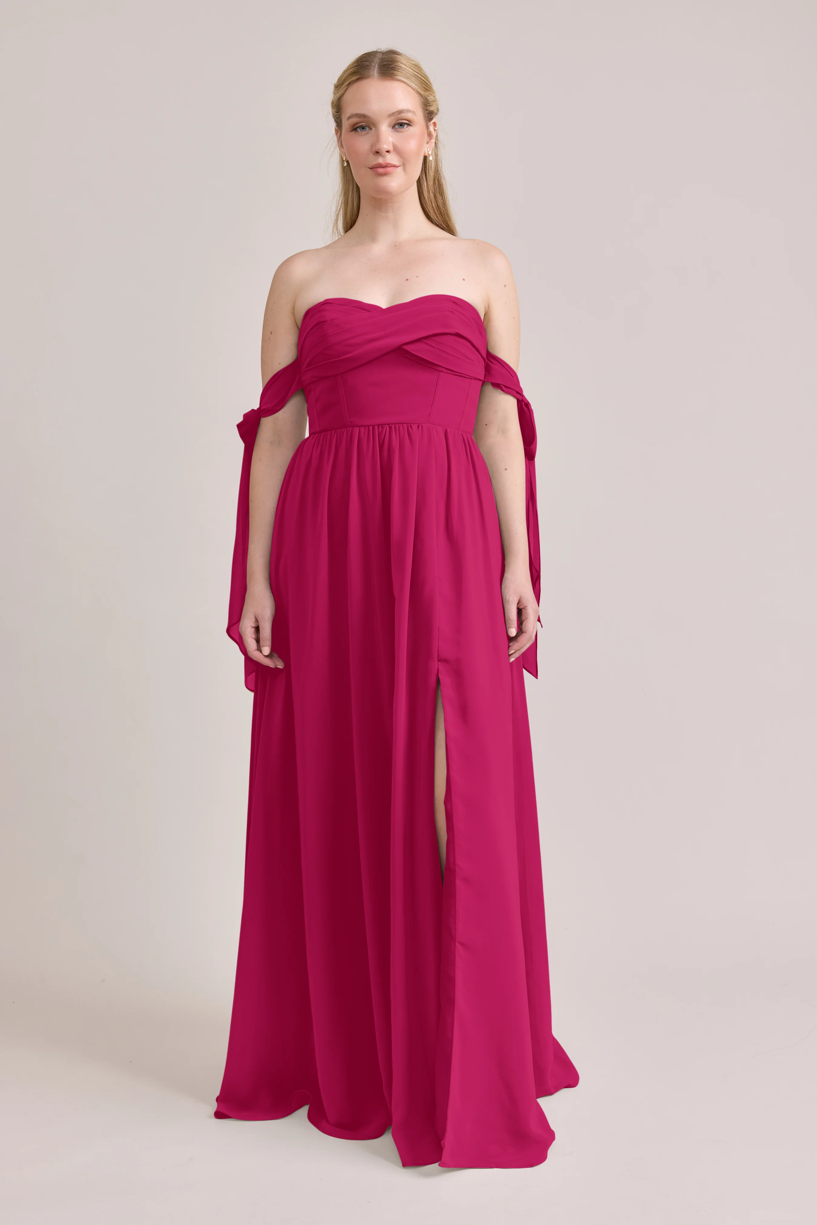 Genevieve Convertible Chiffon Dress | Made To Order - Image 50