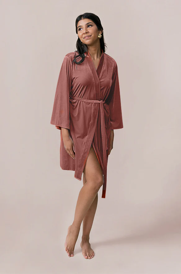 Getting Ready Velvet Robe | Made To Order - Image 7