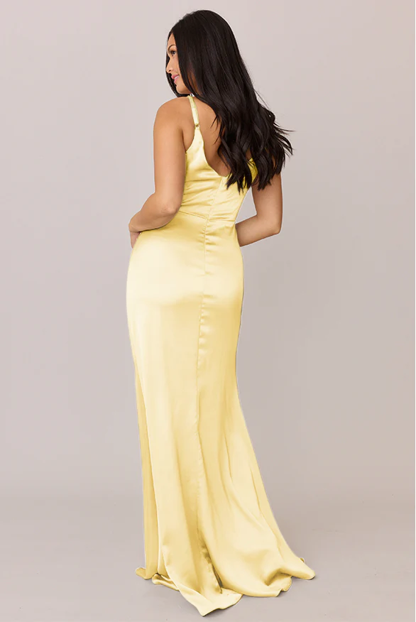 Giada Satin Dress | Made To Order - Image 109
