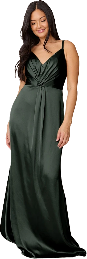Giada Satin Dress | Made To Order - Image 119