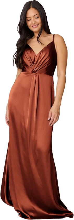 Giada Satin Dress | Made To Order - Image 149