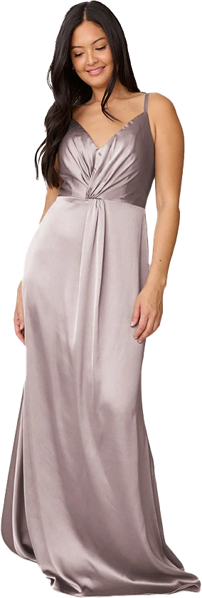 Giada Satin Dress | Made To Order - Image 155