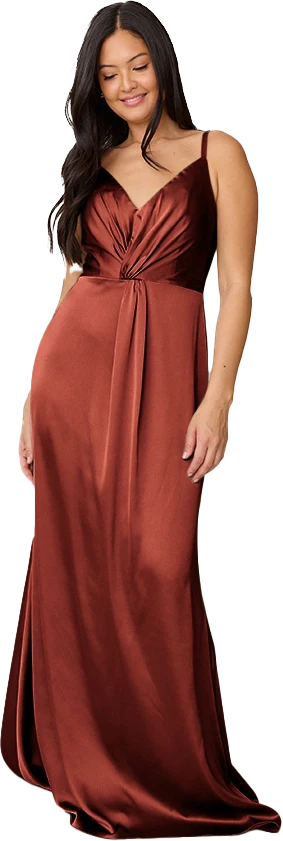 Giada Satin Dress | Made To Order - Image 156