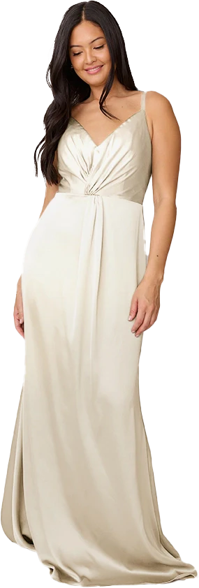 Giada Satin Dress | Made To Order - Image 160